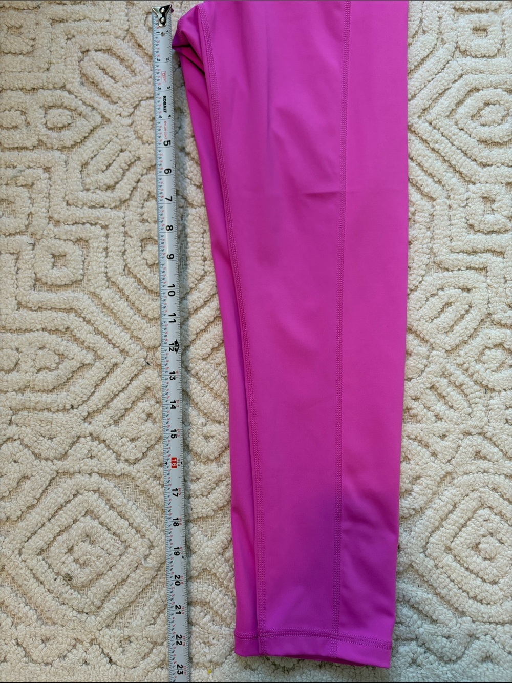 Lilly Pulitzer Women’s Pink Luxletic Athletic Leggings with Pocket, Size Medium - Picture 8 of 8